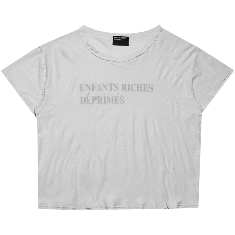 Enfants Riches Déprimés Classic Logo T-Shirt "Faded White"