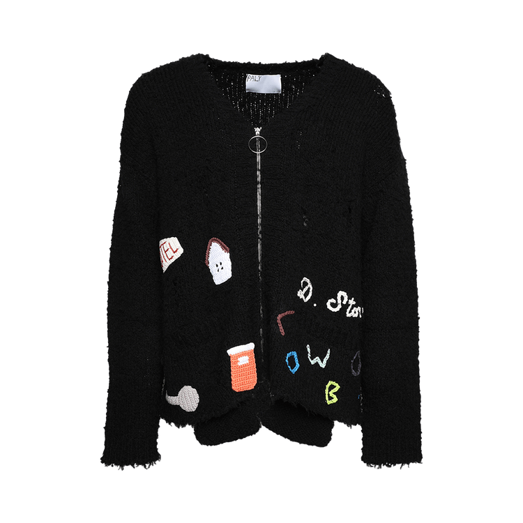 Paly Hollywood Cowboy Cardigan "Black"