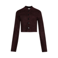 Khaite Ello Jacket "Dark Plum"