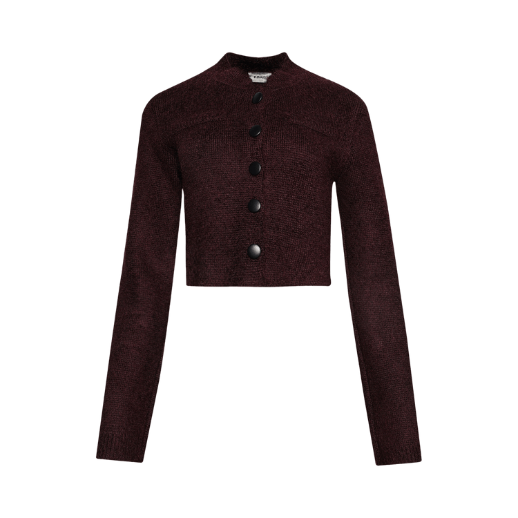 Khaite Ello Jacket "Dark Plum"