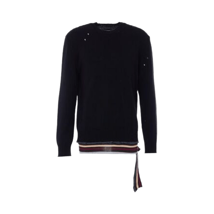 MM6 Maison Margiela Crewneck "Black/Multicolor"