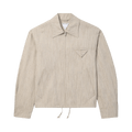 Bottega Veneta Viscose Silk Kimono Blouson "Grey Putty"