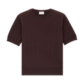 Saint Laurent Short-Sleeve Top "Marron"