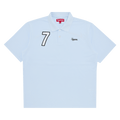 Supreme Cursive Polo "Light Blue"