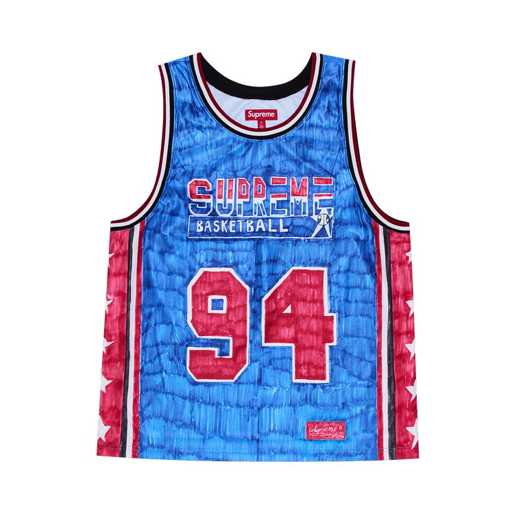 Supreme Marker Basketball Jersey "Multicolor"