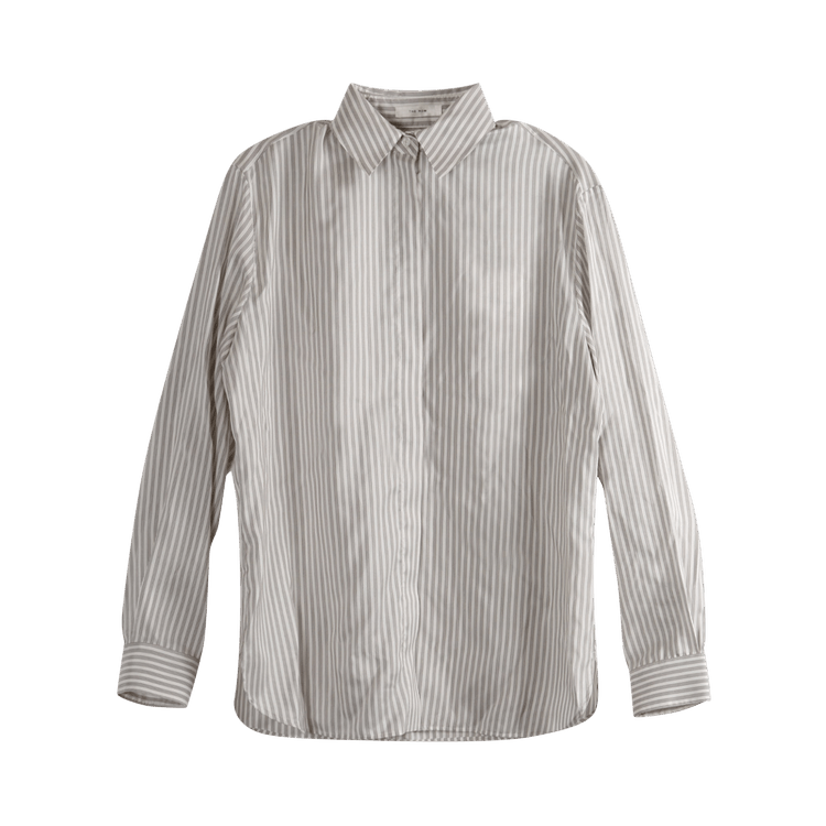 The Row Vanda Shirt "White/Grey"
