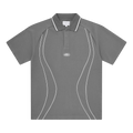 Corteiz Island Pique Polo Shirt "Grey"