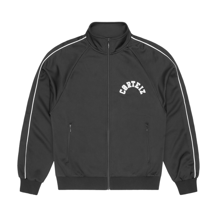 Corteiz Crest Arch Track Jacket "Black"
