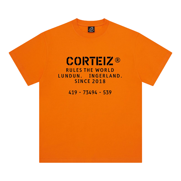 Corteiz OG Stencil Tee "Orange"