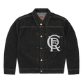 Corteiz Crest Chainstitch Denim Trucker "Washed Black"