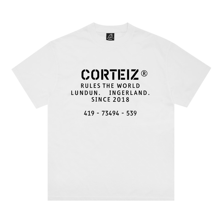 Corteiz OG Stencil Tee "White"