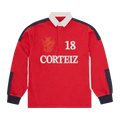 Corteiz Paneled Rugby "Red"