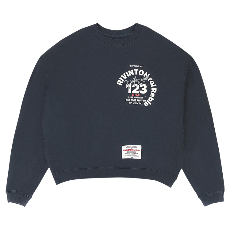RIVINGTON roi Rebis CVA Paris Crewneck "Black"