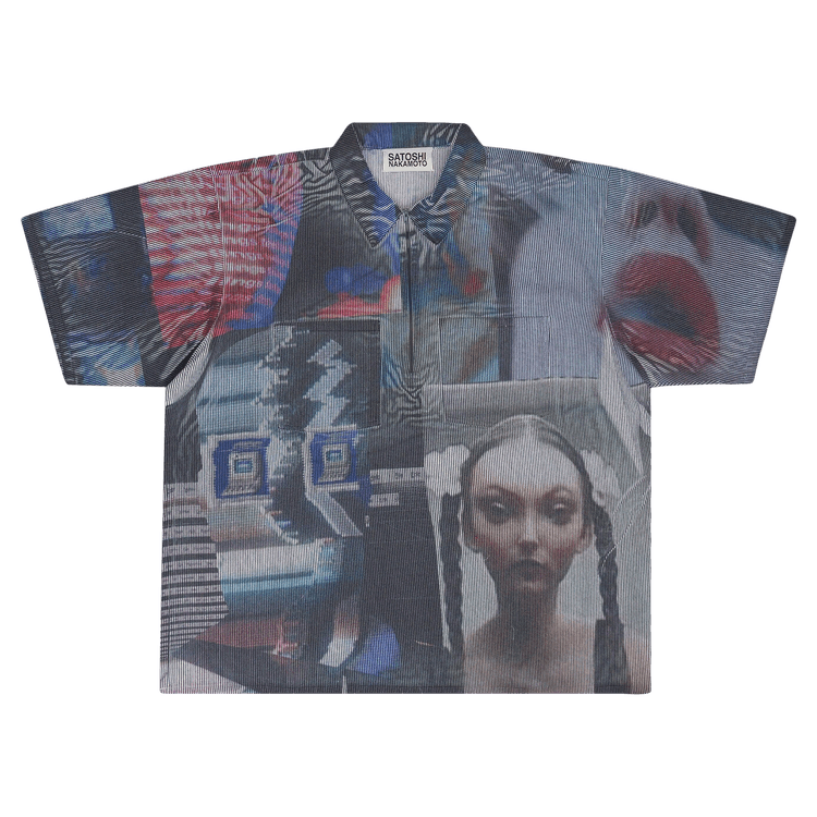 Satoshi Nakamoto Tech Oversized Workshirt "Multicolor"