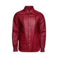 Rick Owens Fogpocket Leather Jacket "Fuschia"