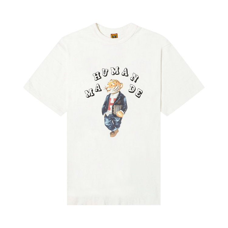 Human Made Polo Tiger Bear T-Shirt "White"