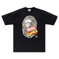 BAPE x Marvel Comics Ape Head Tee "Black"