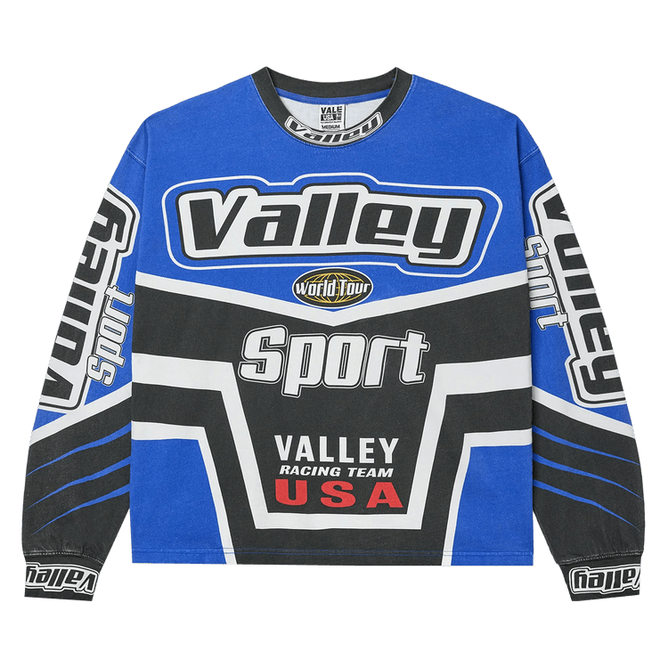 Vale Forever Motocroxxx Long-Sleeve T-Shirt "Blue"