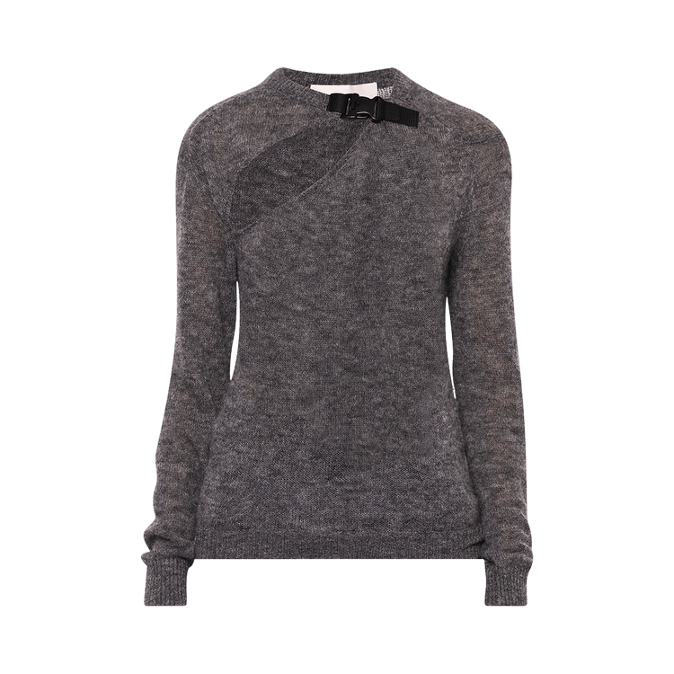 Coperni Buckle Cut-Out Sweater "Grey"