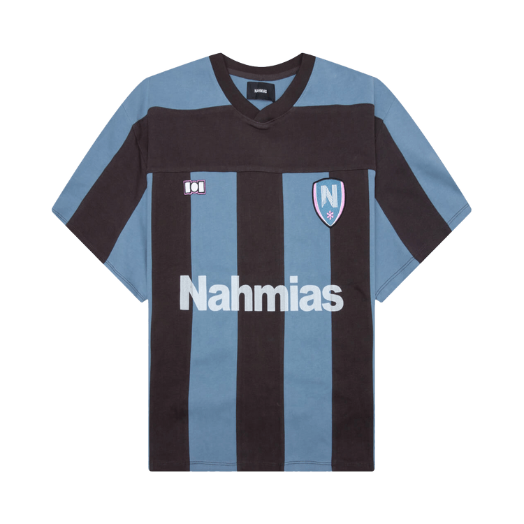 Nahmias Soccer Jersey "Blue/Ocean Stripe Jersey"