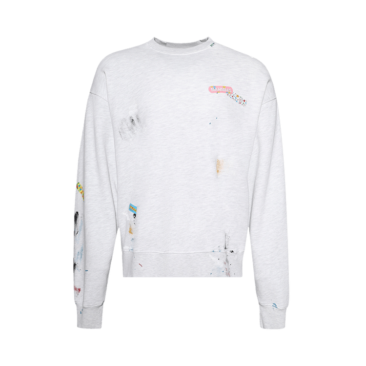 Nahmias Bandaid Crewneck "Heather Grey"