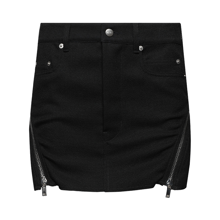 Rick Owens Bolan Banana Mini Skirt "Black"