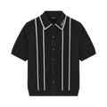 Amiri Script Stripe Shirt "Black"