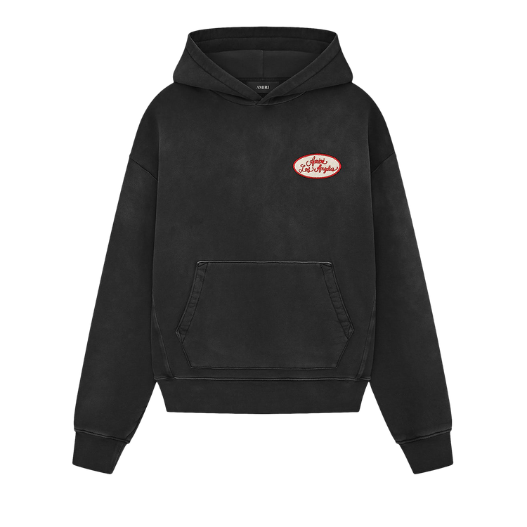 Amiri Station Patch Oversized Hoodie "Black"