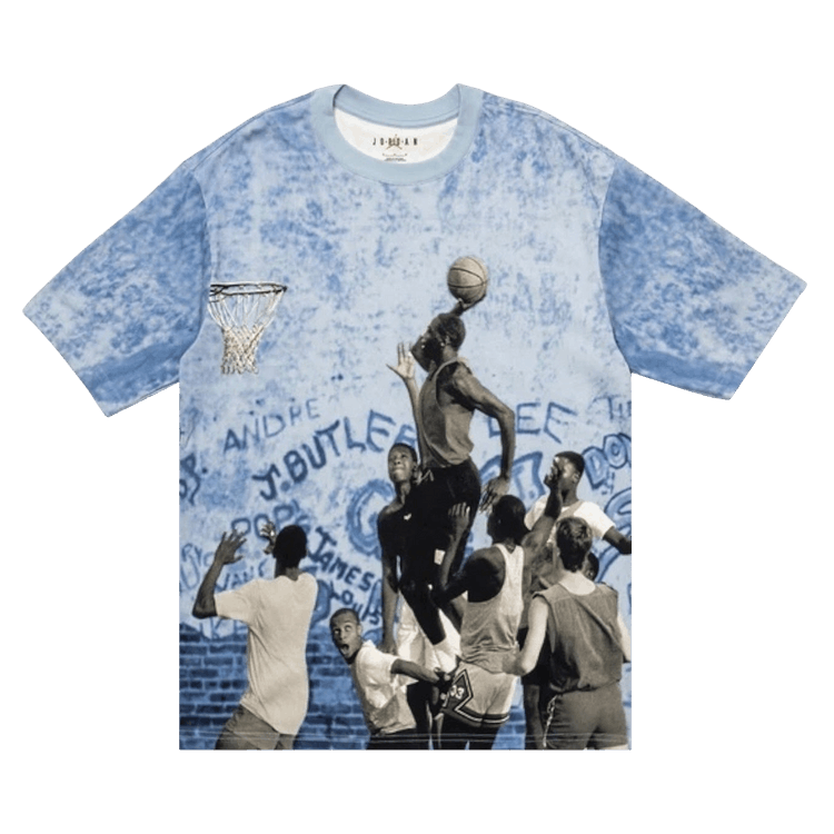 Air Jordan Playground Dunk Tee "Cirrus Blue/Black"