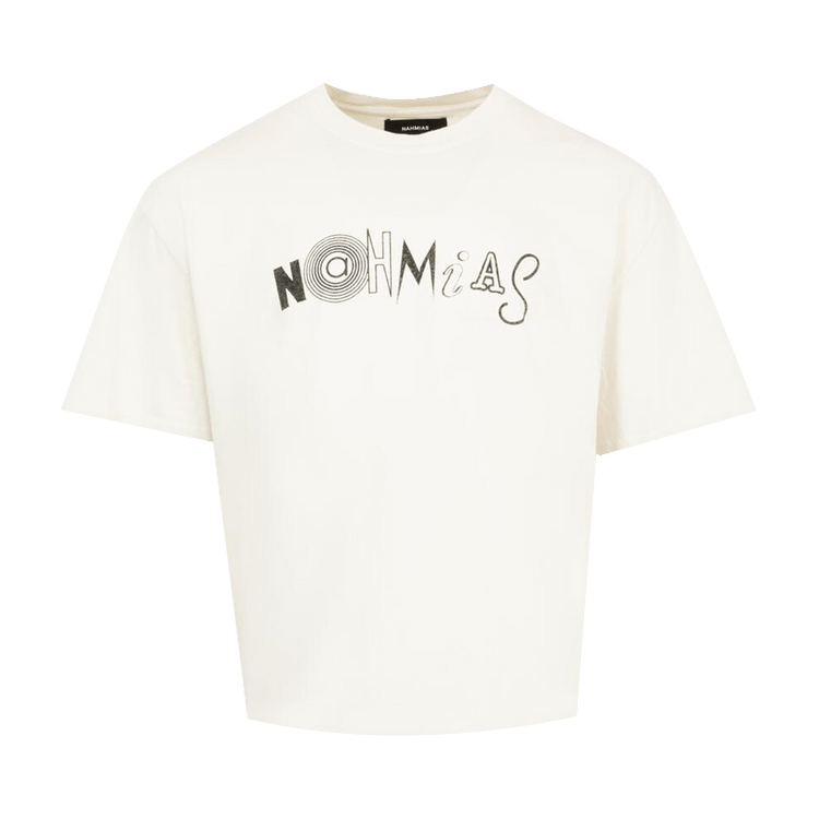 Nahmias Collage Boxy T-Shirt "Egg White"