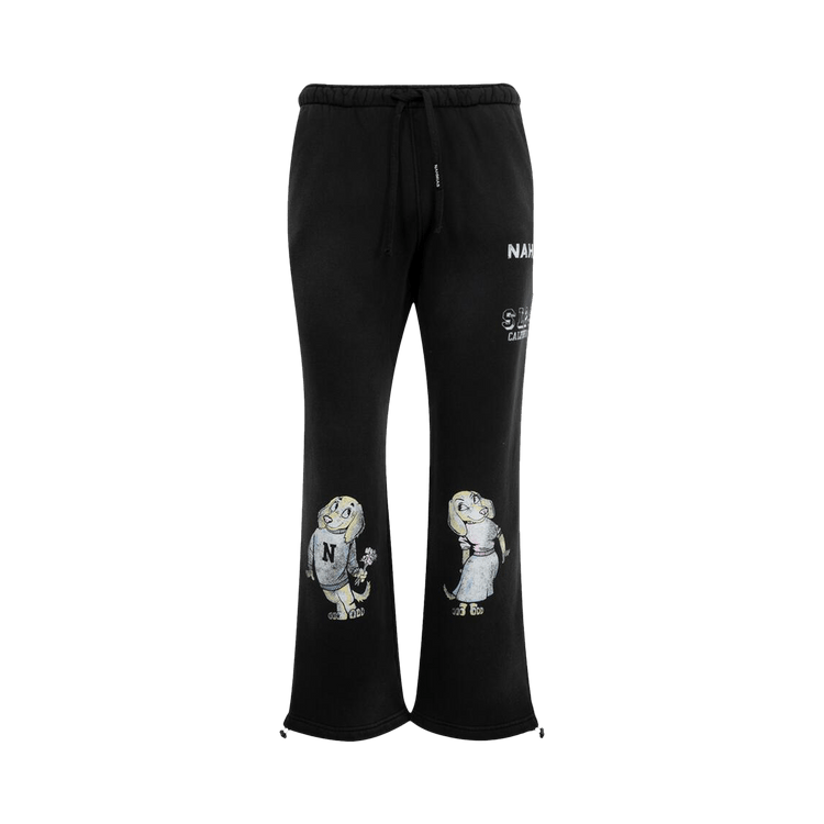 Nahmias Mascot Wide Sweatpants "Worn Black"