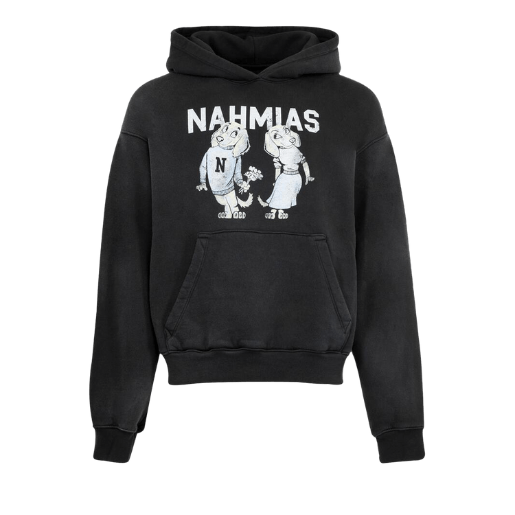 Nahmias Mascot Hoodie "Worn Black"