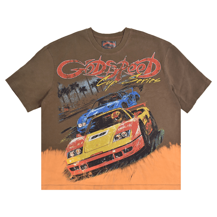 Godspeed F.T.W Tee "Brown Bleached Wash"