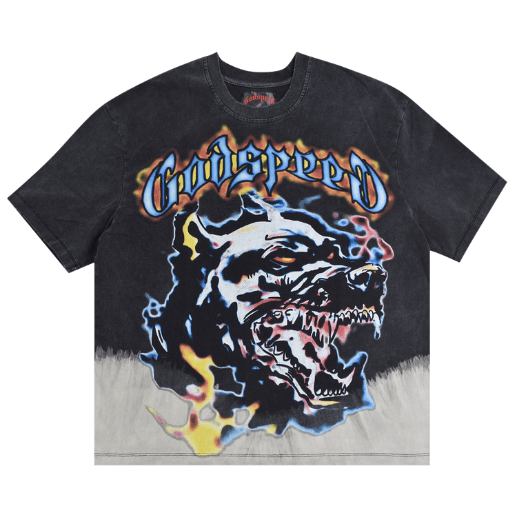 Godspeed Off The Leash Tee "Black Wash"