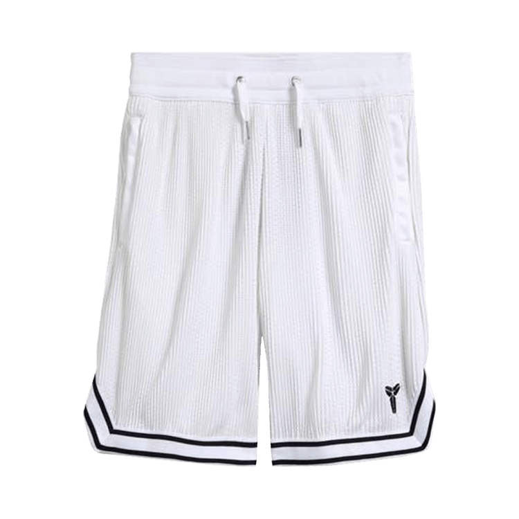Nike Kobe Pleated Basketball Shorts "White/Black"