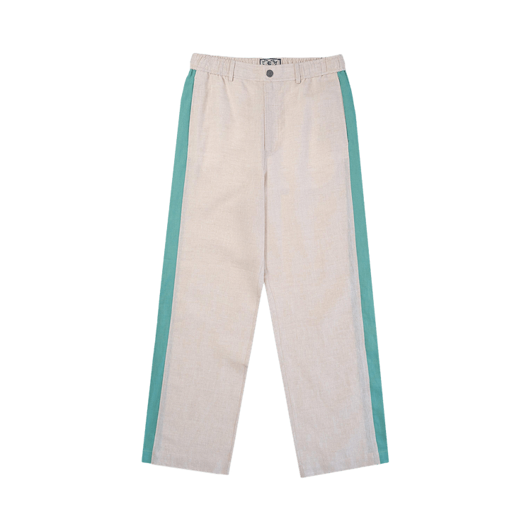 Eric Emanuel Linen Pants "Ivory/Blue"