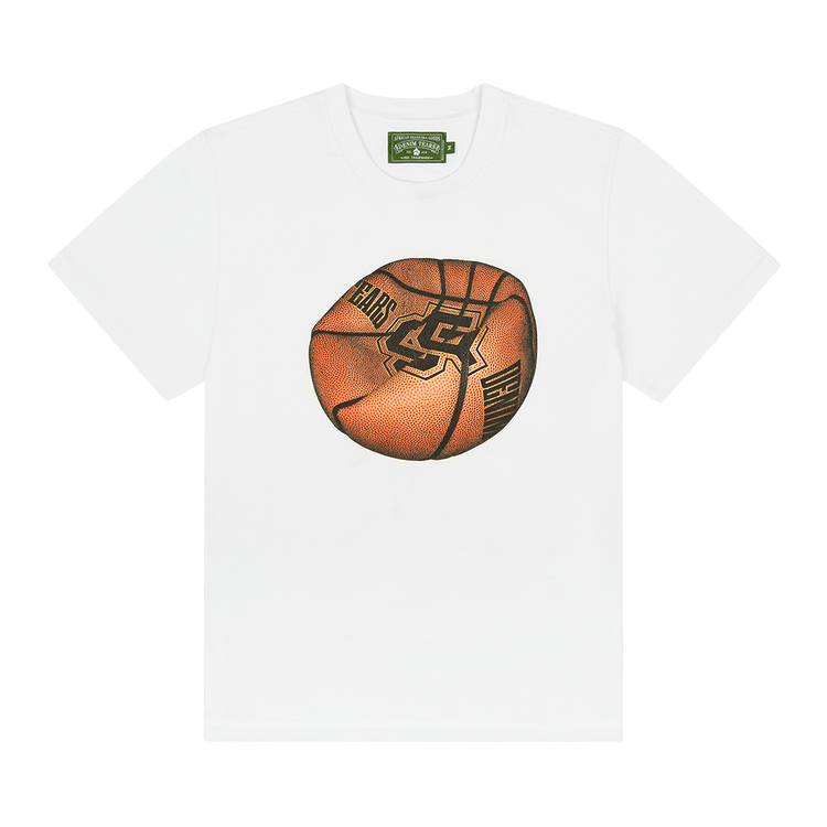 Denim Tears Deflated Basketball Tee "White"