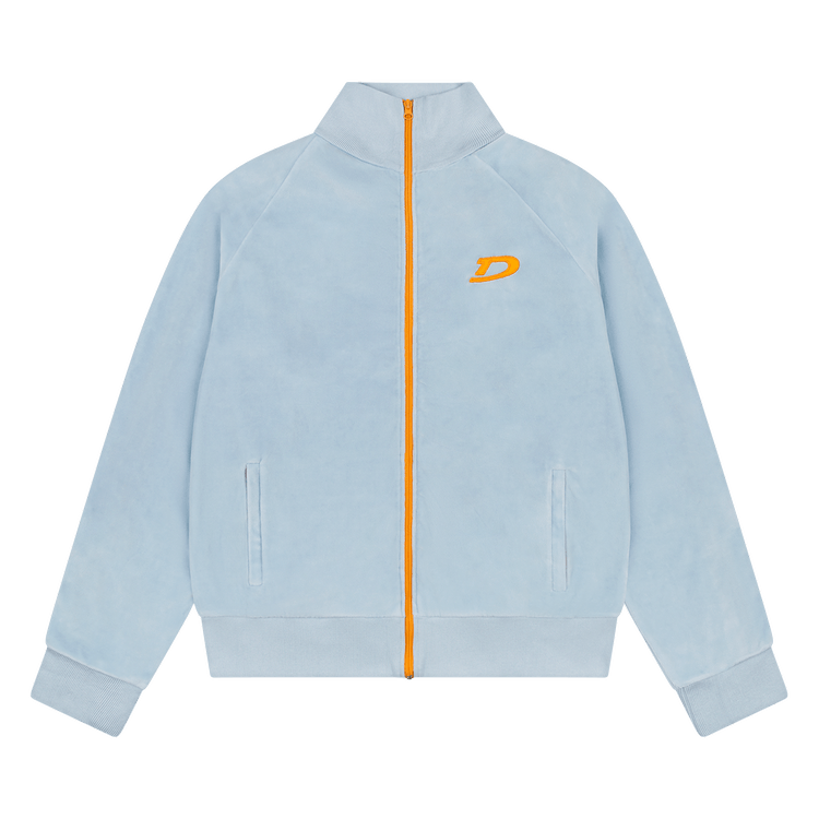 Denim Tears Velour Warmup Jacket "Light Blue"