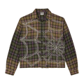 Vale Forever Green Fever Flannel "Dark Green/Purple"