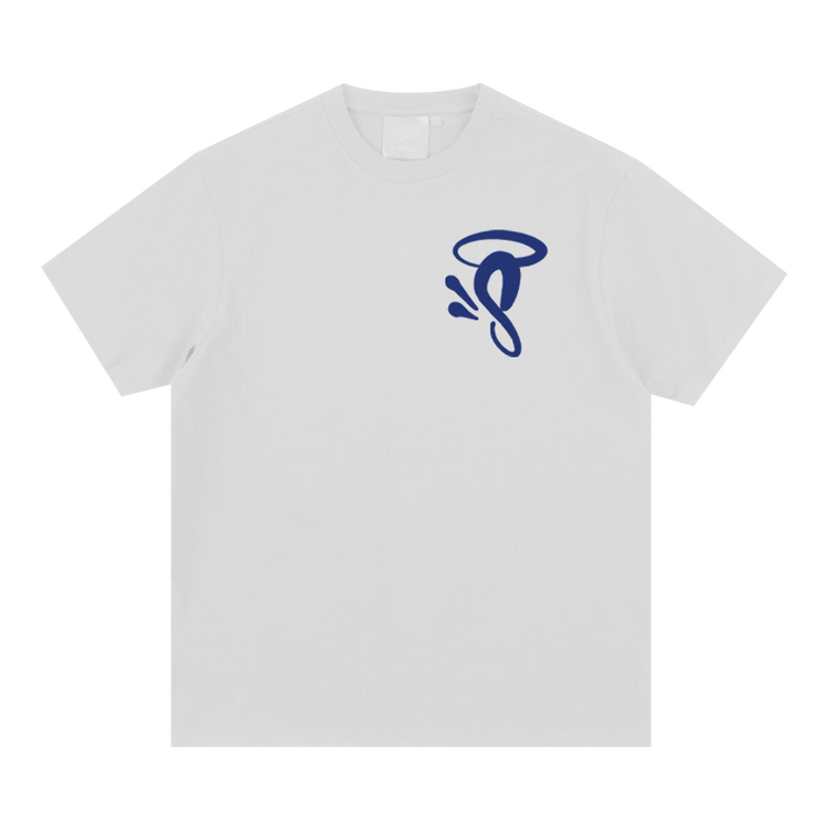 Syna World Halo "S" Printed Logo Tee "White/Cobalt Blue"