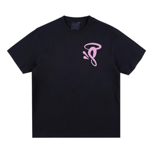 Syna World Halo 'S' Printed Logo Tee 'Black/Pink'