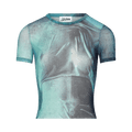 Jean Paul Gaultier Water Printed Tee "Indigo/Vintage Blue"