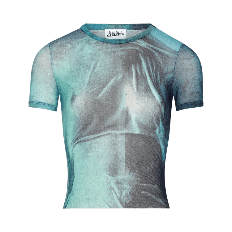 Jean Paul Gaultier Water Printed Tee "Indigo/Vintage Blue"