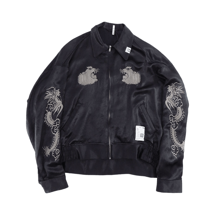 Maison Mihara Yasuhiro Collared Souvenir Jacket "Black"