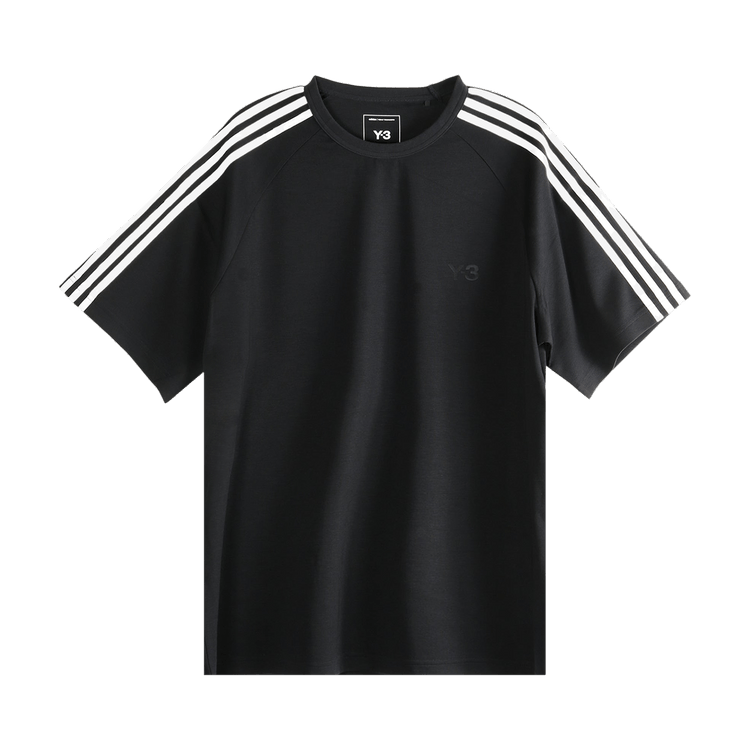 Y-3 3 Stripes Short-Sleeve Tee "Black"