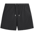 Kith x Giorgio Armani Jacquard Collins Swim Short "Black"