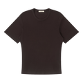 Lemaire Rib T-Shirt "Squid Ink"