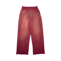 Satoshi Nakamoto Star Studded Sweatpant "Red"