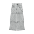 VAQUERA Convertible Denim Skirt "Grey"