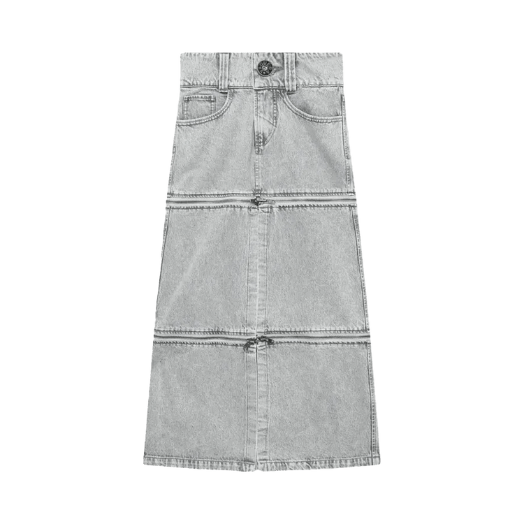VAQUERA Convertible Denim Skirt "Grey"